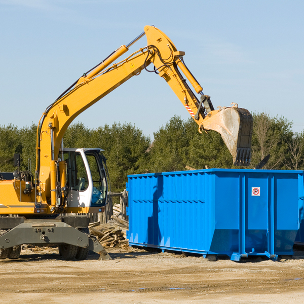 what are the rental fees for a residential dumpster in Lake Pleasant